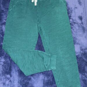 J.Crew Women's Vintage Cotton Terry Jogger/Sweatpants/Green/Size M